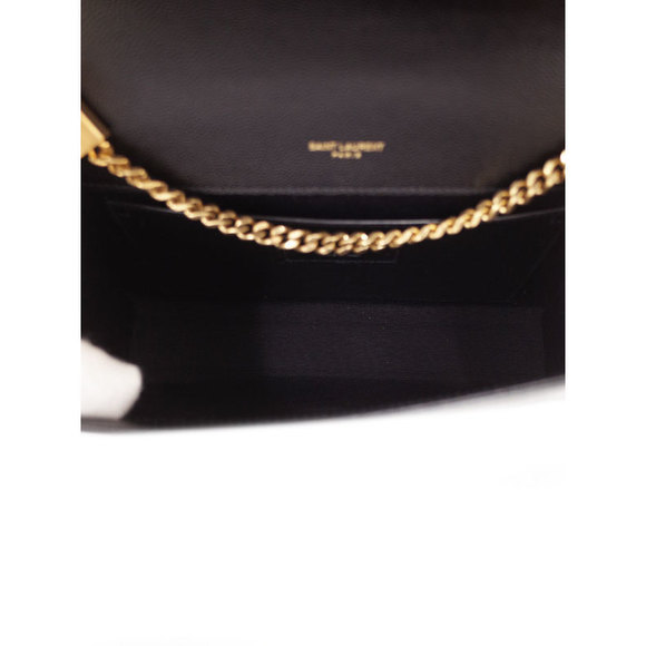 Saint Laurent Classic Kate Monogram Satchel Chain Shoulder Bag Black - Picture 3 of 5